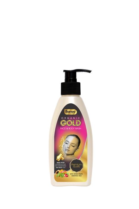 Organic Gold Face & Body Wash (250ml)